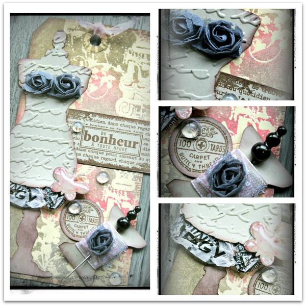 collage tag shabby