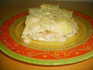 A la base, c’était un gratin dauphinois recettes entrees Gratin de courgettes et pommes de terre au chèvre