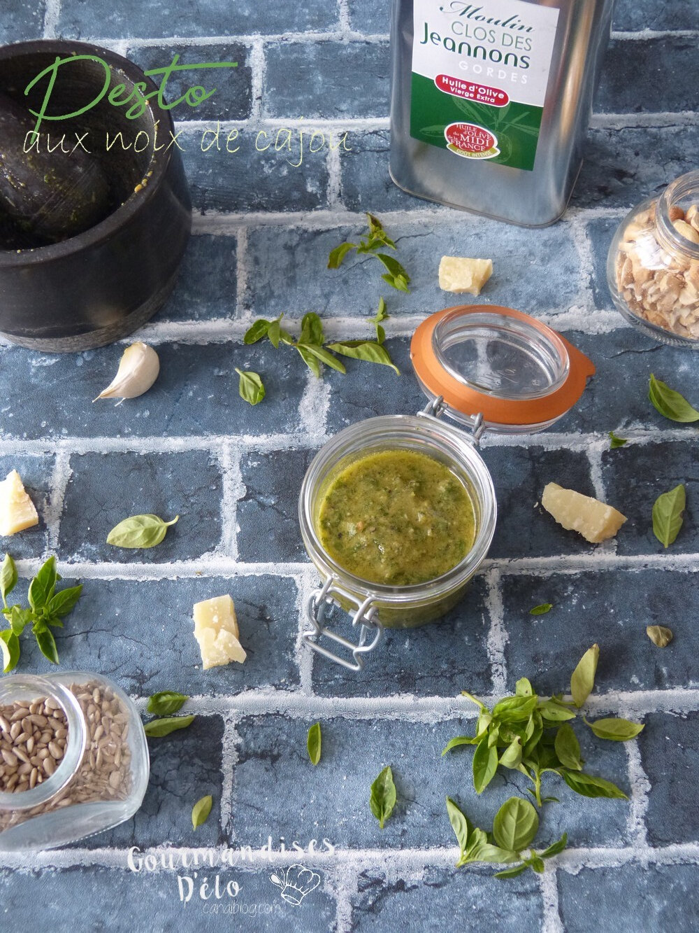 Pesto aux noix de cajou Gourmandises D