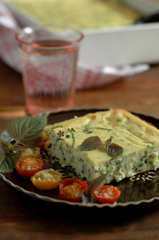 Clafoutis courgettes & brousse aux feuilles de shiso_4