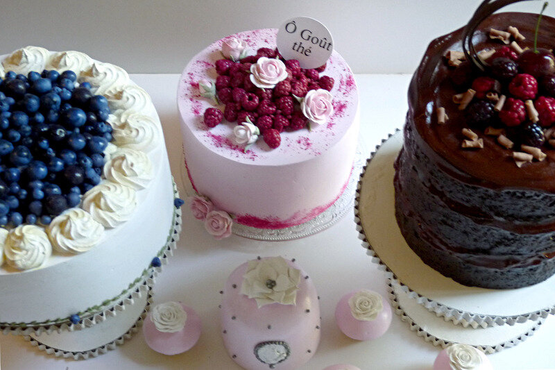Pâtisseries pour Ô Gout thé, salon de thé