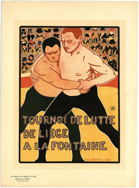pl-224-tournoi-de-lutte-de-liege-a-la-fontaine-42544-france-vintage-poster