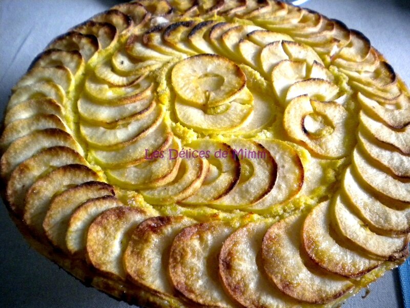 Tarte fine aux pommes, crème d’amandes et Amaretto 2