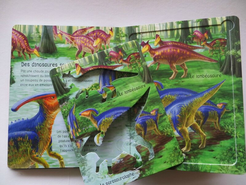 Dinosaures livre pochoir