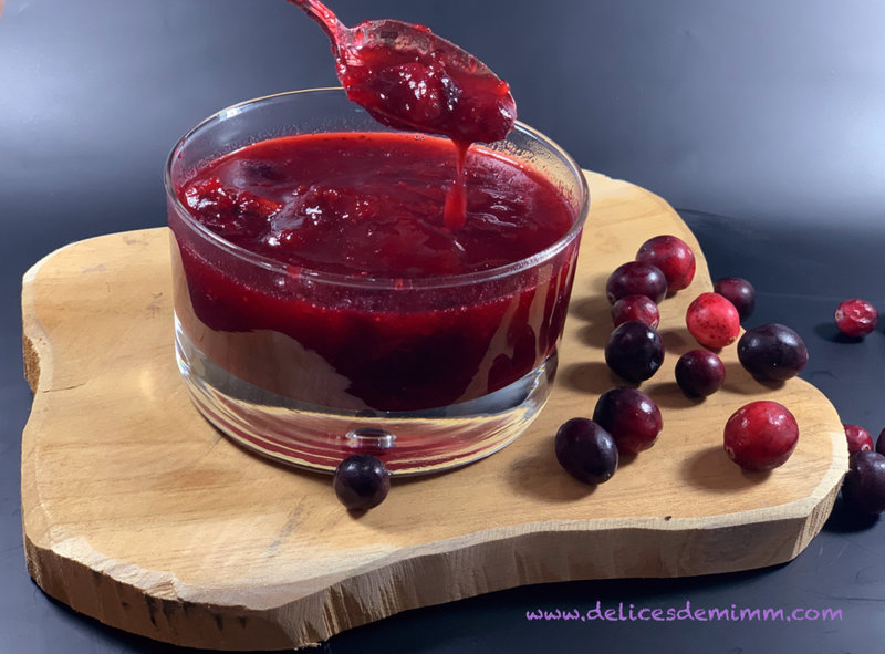 Sauce aux airelles à l'orange 5
