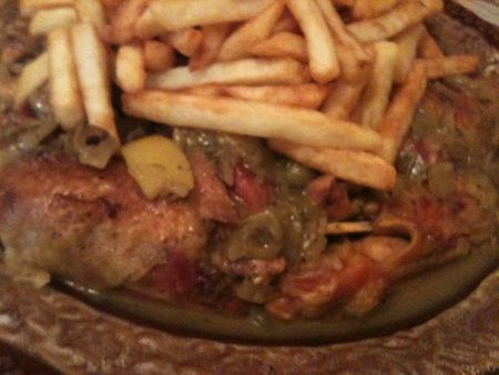 poulet en sauce roti au four ! recettes Frites allégées