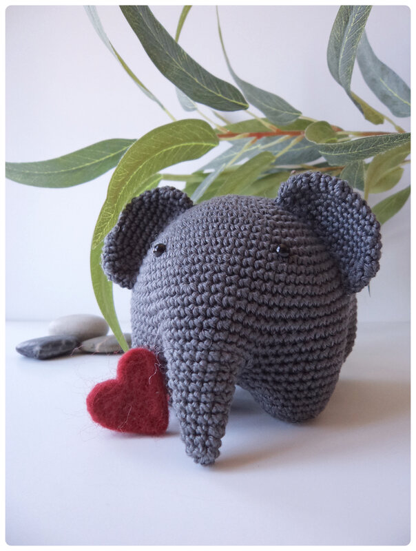 Elephant au crochet Cam&Drey bricolent