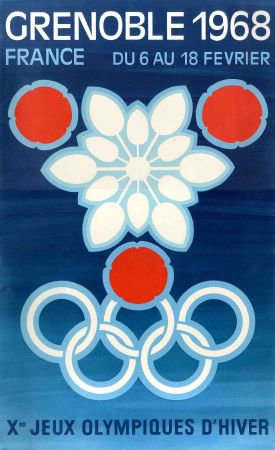 Affiche JO 1968 Grenoble