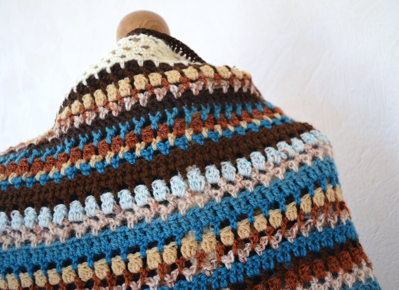 étole multicolore-crochet- La chouette bricole (6)
