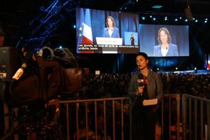 François Hollande Rennes avril 2012 PS TV BFM