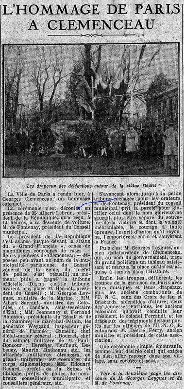 L'Echo de Paris 25 11 1932