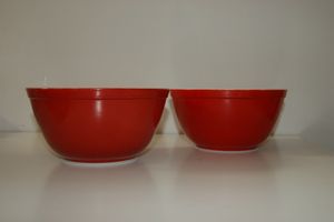 pyrex us 2 bols rouges 1