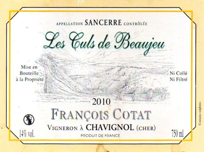 B4 Sancerre-Les Culs de Beaujeu-François Cotat_2010