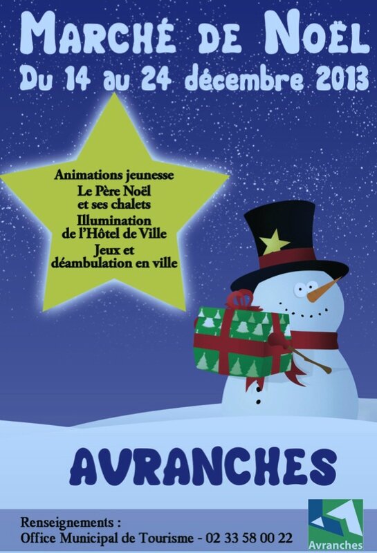 marché de Noël Avranches 2013