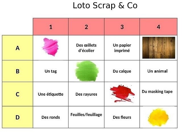 Scrap&co bingo