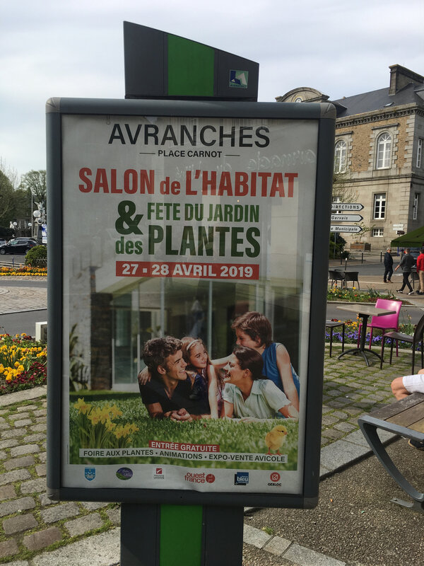 salon de l'habitat_fête du jardin des plantes_Avranches_visuel_avril_2019_place Littré