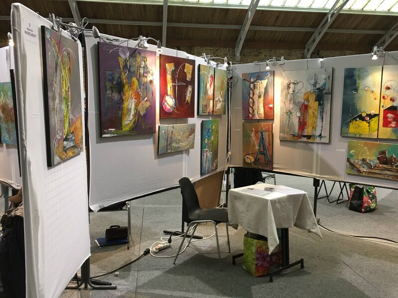 Art’Avranches exposition Avranches haras art contemporain septembre 2016 stand