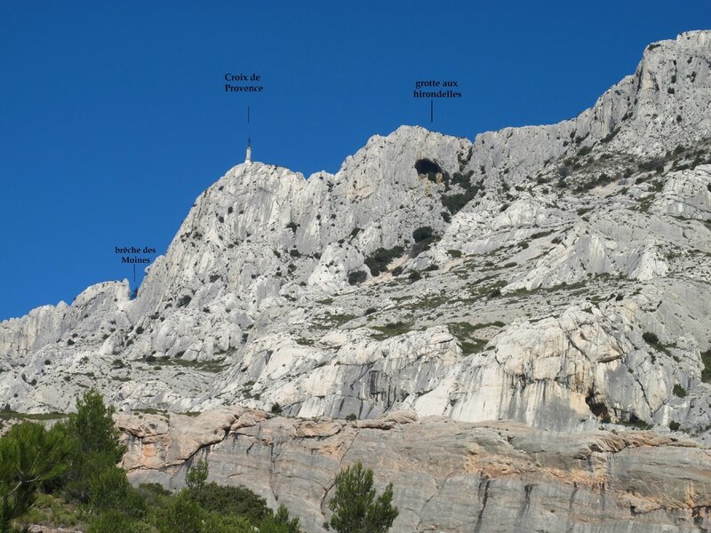 La Croix de Provence, grotte des hirondelles, le parcours...