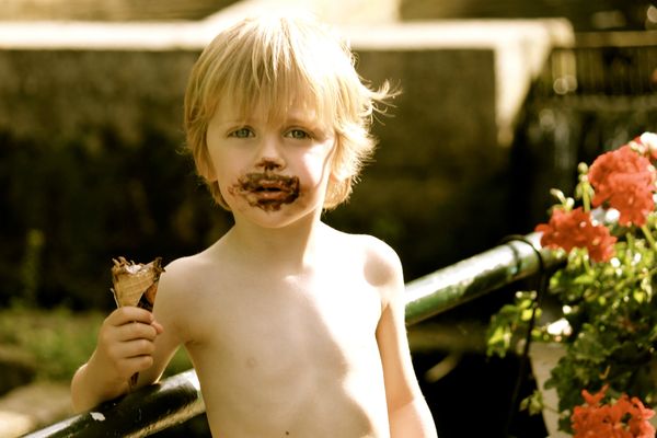 Simon glace au chocolat