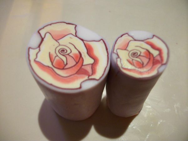 canne rose cristalline