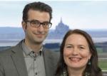 Antoine Delaunay et Catherine Brunaud-Rhyn éléctions départementales Avranches mars 2015