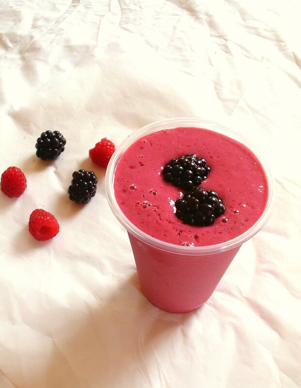 smoothie facile aux fruits rouges 2