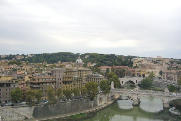rome  vue depuis castel san angelo