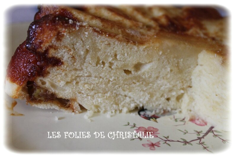 Gâteau banane caramel 7