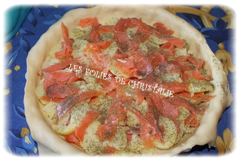 Tourte saumon 4