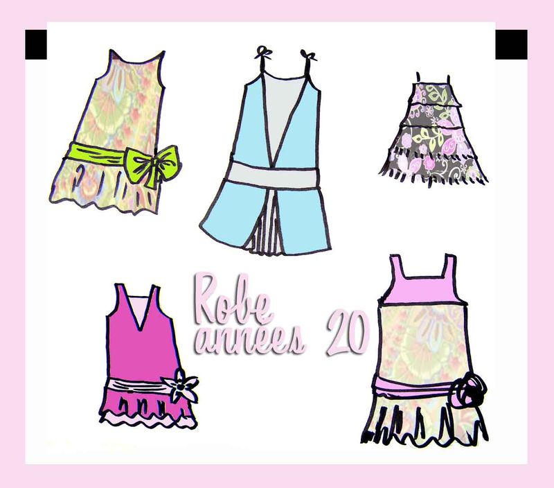 Patron robe charleston année 20 hot sale