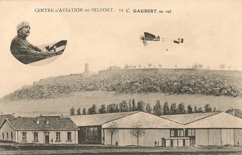 Belfort CPA Aviateur Lt Gaubert Camp