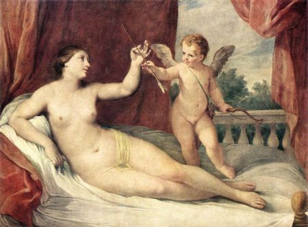 Tableau Vénus & Cupidon de Reni Guido