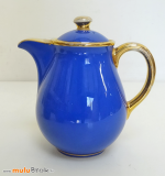 SERVICE-VILLEROY-BOCH-BLEU-OR-THEIERE-muluBrok-Vintage