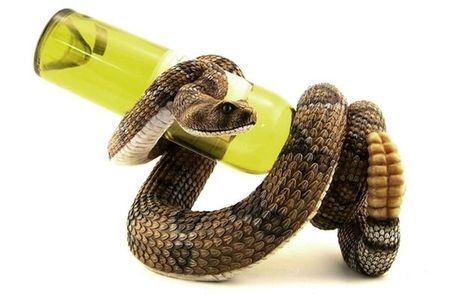 Rattlesnake-Wine-Bottle-Holder