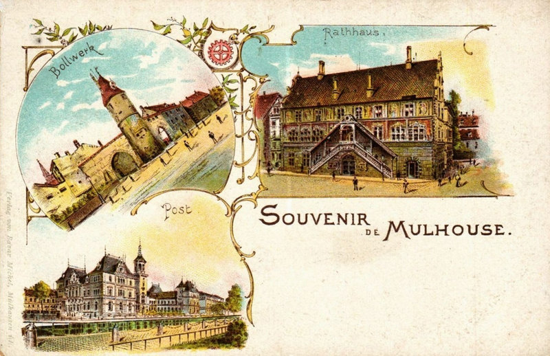 CPA Mulhouse Souvenir