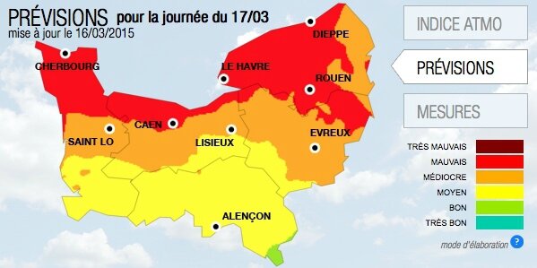 Air Normand Air com pollution atmosphérique