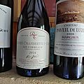 Des vins d'Alsace, du Mâconnais, de la Côte de Nuits, de Margaux et de Saint Emilion