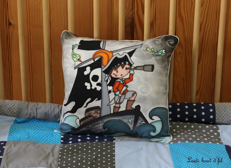 coussin 2 pirate