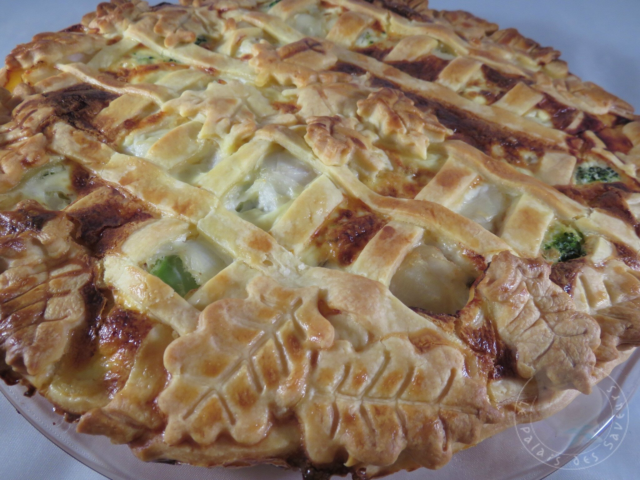 Tarte au cabillaud et brocolis