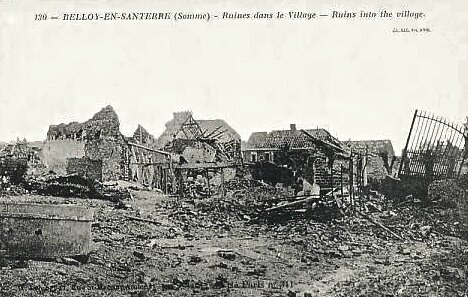 Belloy-en-Santerre ruines