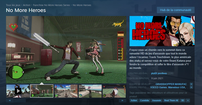 No More Heroes Steam