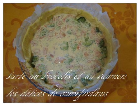 tarte brocolis saumon1