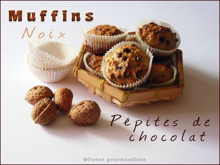 Muffins aux noix et pépites de chocolat (15)