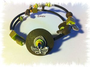 bracelet-papillon-vert-kaki