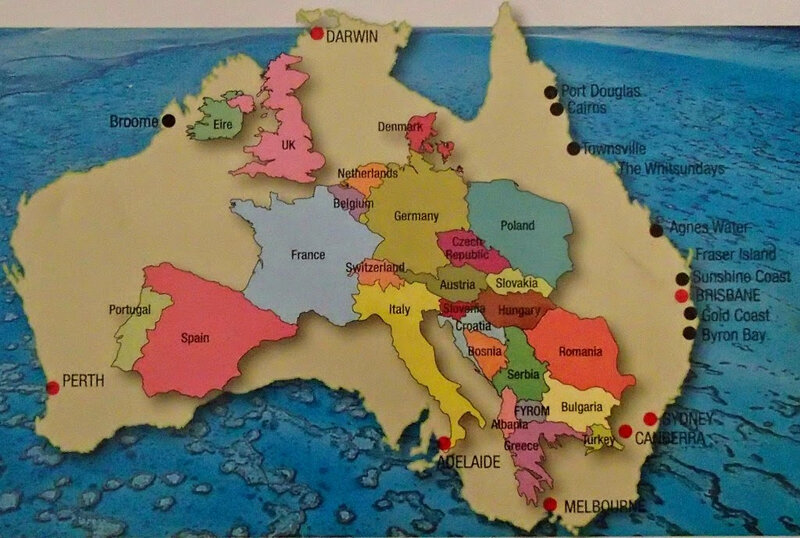 Carte Australie