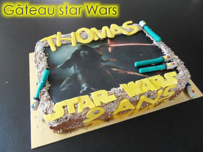 gâteau star wars