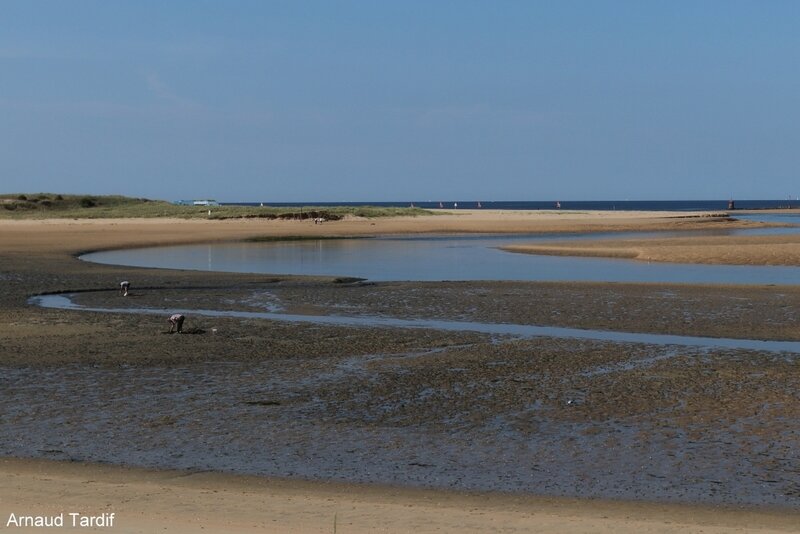 001530 Guidel - La Plage de la Falaise et La Laïta à Guidel-Plages