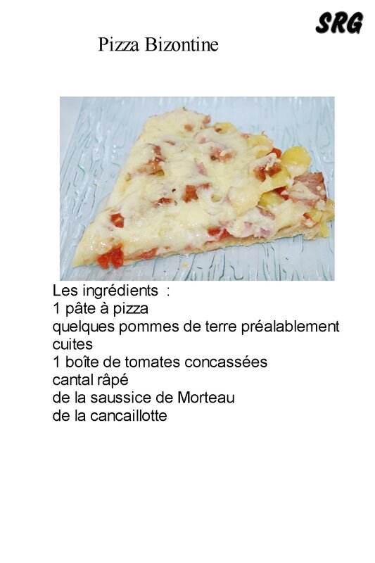 Pizza Bizontine (page 1)