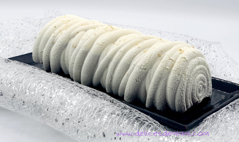 Bûche de Noël aux 3 chocolats 4
