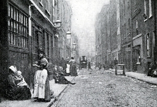 Dorset Street, 1902. Photo de Jack London